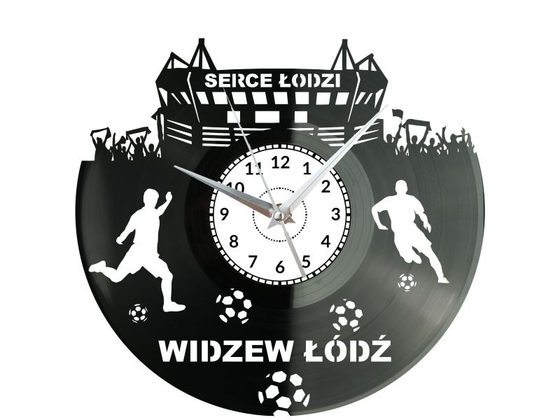 Widzew Łódź Zegar Ścienny