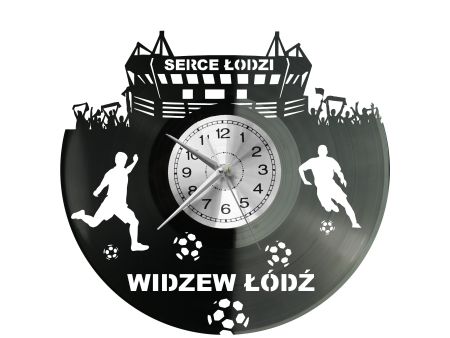 Widzew Łódź Zegar Ścienny