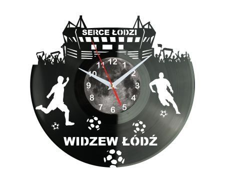 Widzew Łódź Zegar Ścienny