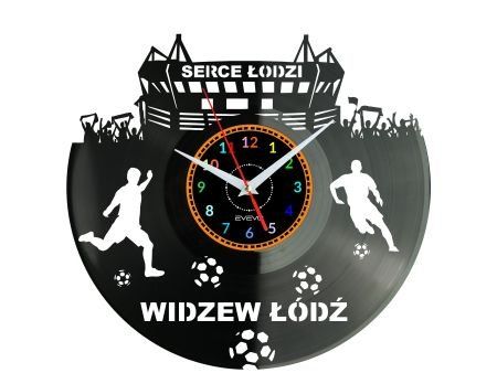 Widzew Łódź Zegar Ścienny