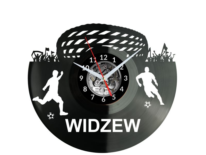 Widzew Łódź Zegar Ścienny