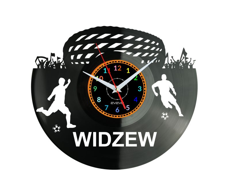 Widzew Łódź Zegar Ścienny