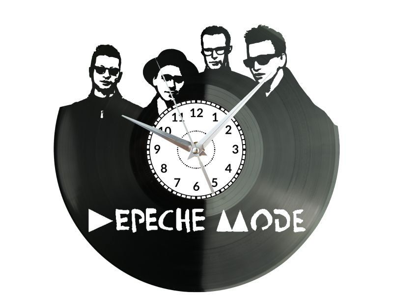 Depeche Mode Zegar Ścienny z Płyty Winylowej Prezent Upominek Urodziny dla Niej i dla Niego EVEVO EVEVO.PL W0032