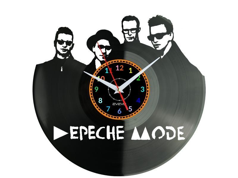 Depeche Mode Zegar Ścienny z Płyty Winylowej Prezent Upominek Urodziny dla Niej i dla Niego EVEVO EVEVO.PL W0032