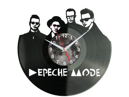 DEPECHE MODE ZEGAR ŚCIENNY PŁYTA WINYLOWA PREZENT UPOMINEK URODZINY DLA NIEJ DLA NIEGO EVEVO EVEVO.PL W0032