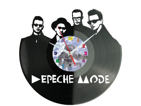 DEPECHE MODE ZEGAR ŚCIENNY PŁYTA WINYLOWA PREZENT UPOMINEK URODZINY DLA NIEJ DLA NIEGO EVEVO EVEVO.PL W0032