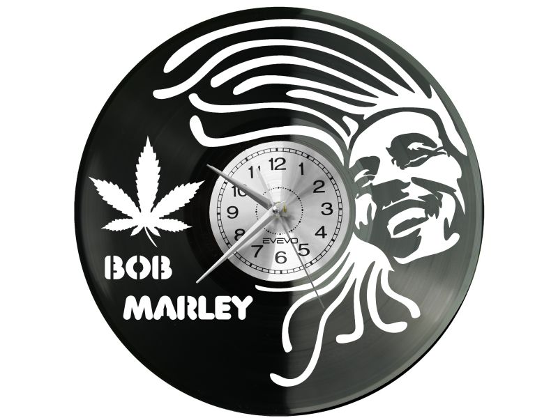 Bob Marley Zegar Ścienny Płyta Winylowa Prezent Dla Niej Dla Niego Upominek Urodziny evevo evevo.pl W0002