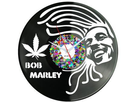 Bob Marley Zegar Ścienny Płyta Winylowa Prezent Dla Niej Dla Niego Upominek Urodziny evevo evevo.pl W0002