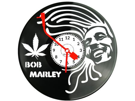 BOB MARLEY ZEGAR ŚCIENNY PŁYTA WINYLOWA PREZENT UPOMINEK URODZINY DLA NIEJ DLA NIEGO EVEVO EVEVO.PL W0002