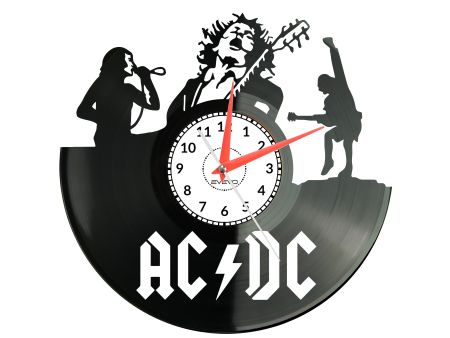 ZEGAR ŚCIENNY AC-DC ACDC PŁYTA WINYLOWA EVEVO