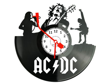 ZEGAR ŚCIENNY AC-DC ACDC PŁYTA WINYLOWA EVEVO