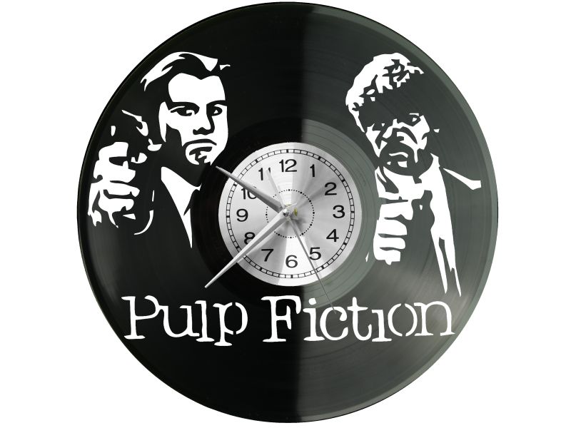 ZEGAR ŚCIENNY PULP FICTION PŁYTA WINYLOWA EVEVO