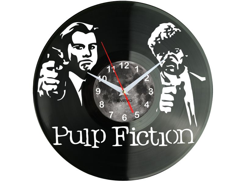 ZEGAR ŚCIENNY PULP FICTION PŁYTA WINYLOWA EVEVO