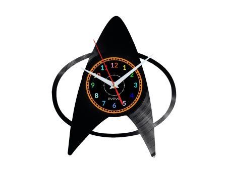 Star Trek Zegar Ścienny z Płyty Winylowej Prezent Upominek Urodziny dla Niej i dla Niego EVEVO EVEVO.PL W0043