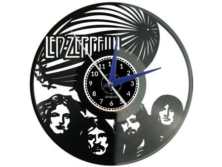 LED ZEPPELIN ZEGAR ŚCIENNY PŁYTA WINYLOWA DLA NIEJ DLA NIEGO UPOMINEK PREZENT URODZINY EVEVO EVEVO.PL W0700