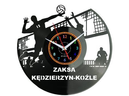 ZAKSA  KĘDZIERZYN-KOŹLE SIATKÓWKA ZEGAR ŚCIENNY