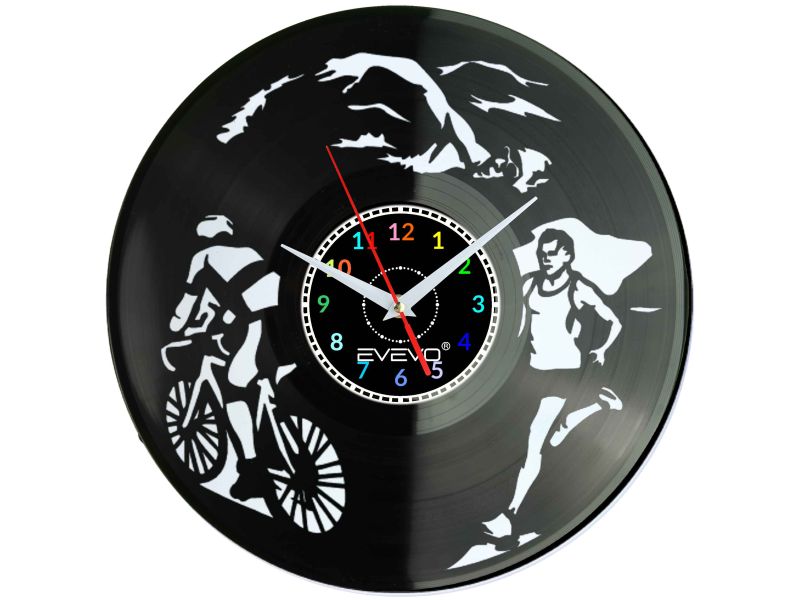 ZEGAR ŚCIENNY IRONMAN TRIATHLON EVEVO