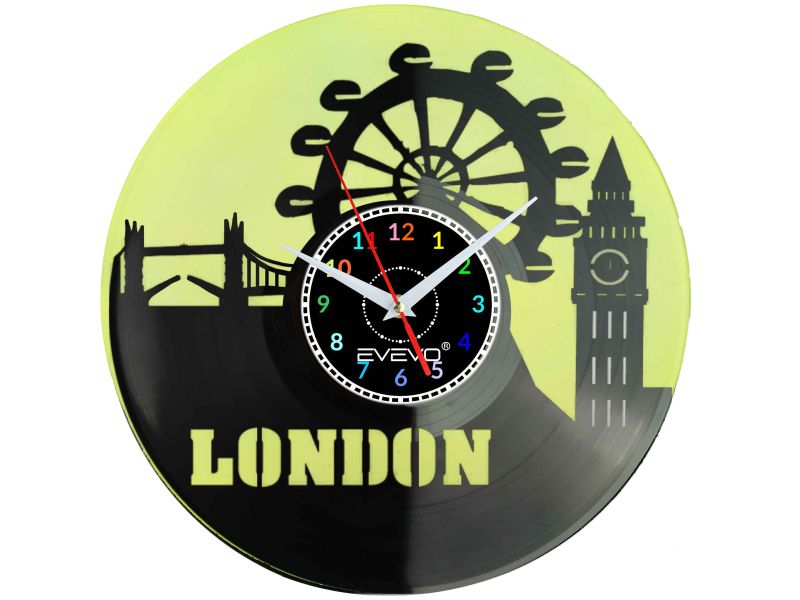 ZEGAR ŚCIENNY LONDYN ANGLIA TAMIZA METROPOLIA EVEVO