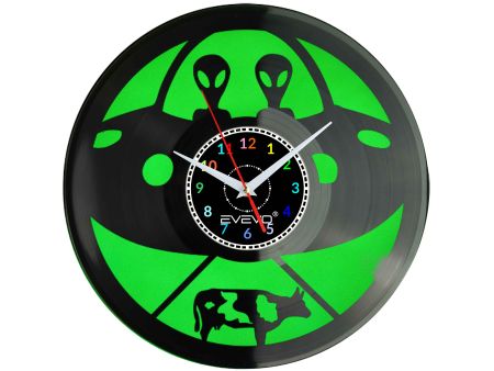ZEGAR ŚCIENNY UFO STATEK KOSMICZNY EVEVO