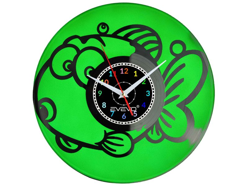 ZEGAR ŚCIENNY RYBA RYBKA RYBCIA RYBUNIA EVEVO