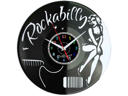 ZEGAR ŚCIENNY ROCKABILLY ROCK 'n' ROLL EVEVO