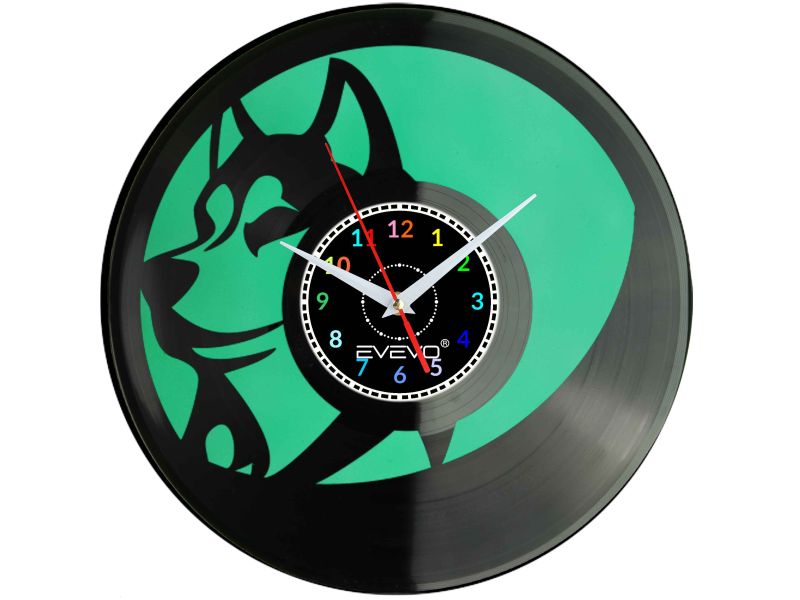 ZEGAR ŚCIENNY WILK BASIOR KOJOT EVEVO