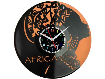 ZEGAR ŚCIENNY AFRICA SAWANA KENIA RPA FLUORESCENCYJNE TŁO PŁYTA WINYLOWA PREZENT UPOMINEKA GIFT SOUVENIR EVEVO W0080 GOOGLE