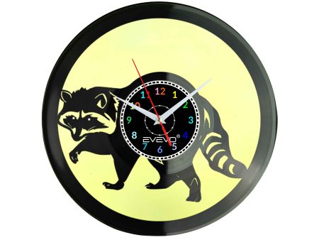 SZOP PRACZ PROCYON LOTOR ZEGAR ŚCIENNY FLUORESCENCYJNE TŁO PŁYTA WINYLOWA PREZENT UPOMINEKA GIFT SOUVENIR EVEVO W0084