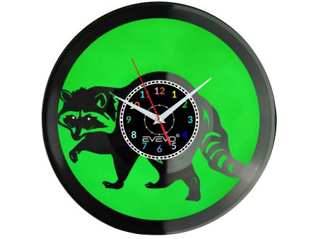 SZOP PRACZ PROCYON LOTOR ZEGAR ŚCIENNY FLUORESCENCYJNE TŁO PŁYTA WINYLOWA PREZENT UPOMINEKA GIFT SOUVENIR EVEVO W0084