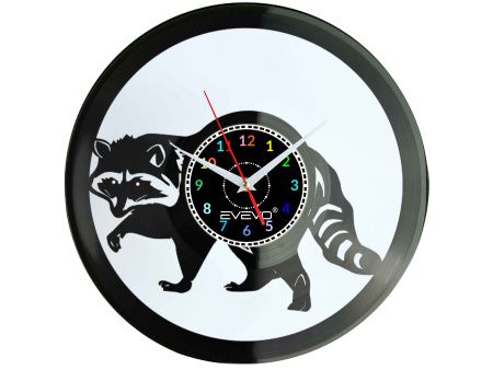 SZOP PRACZ PROCYON LOTOR ZEGAR ŚCIENNY FLUORESCENCYJNE TŁO PŁYTA WINYLOWA PREZENT UPOMINEKA GIFT SOUVENIR EVEVO W0084 GOOGLE