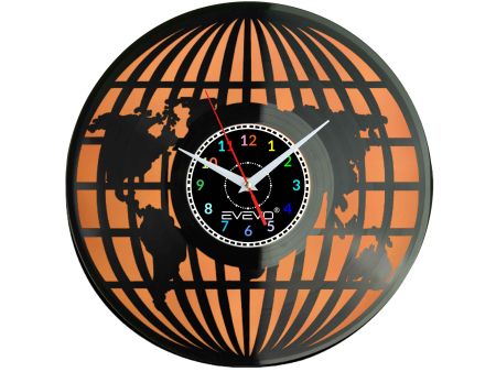 MAPA ŚWIATA GLOBUS KRTOGRAFIA ATLAS ŚCIENNY FLUORESCENCYJNE TŁO PŁYTA WINYLOWA PREZENT UPOMINEKA GIFT SOUVENIR EVEVO F0094