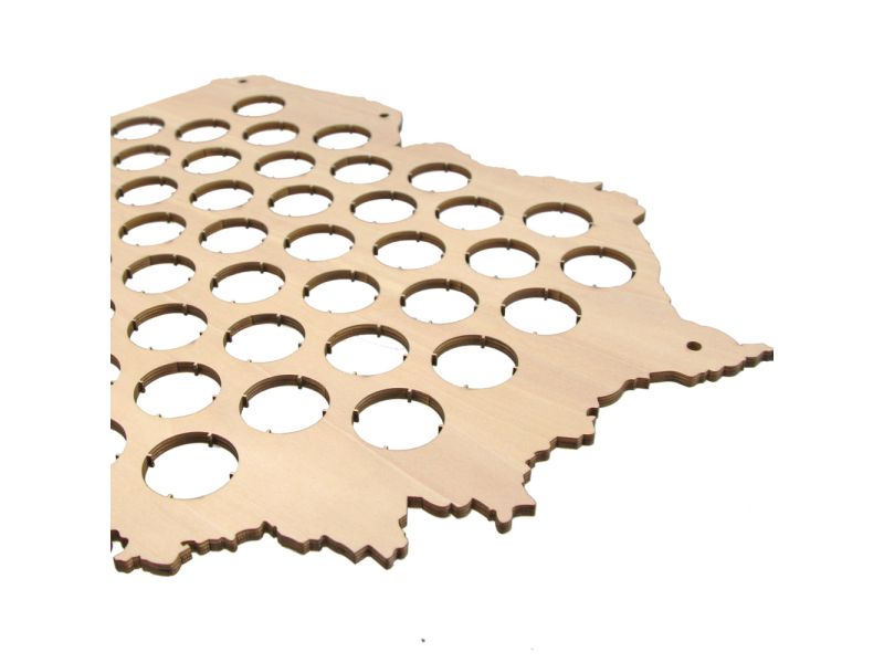 Polska Mapa Piwo Na Kapsle Tablica Piwa Piwna 3 Kolorów Do Wyboru Na Prezent Dla Niego M0004