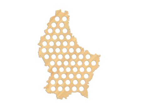 Luksemburg Mapa Piwo Na Kapsle Tablica Piwa Piwna 3 Kolorów Do Wyboru Na Prezent Dla Niego M0019 50x30 cm