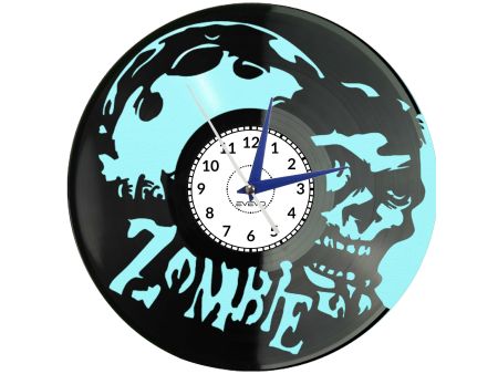 Zegar Ścienny Zombie Kolorowe Tło Płyta Winylowa Winyl Prezent Upominek Urodziny Dla Niej Dla Niego EVEVO evevo.pl C0001