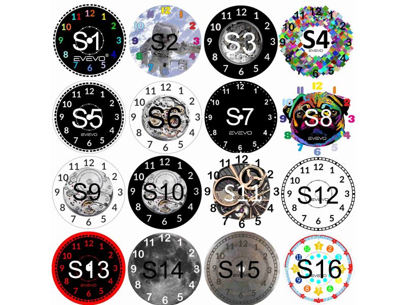 Zegar Ścienny Zombie Kolorowe Tło Płyta Winylowa Winyl Prezent Upominek Urodziny Dla Niej Dla Niego EVEVO evevo.pl C0001