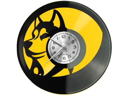 🕒 Zegar EVEVO C0019 🐺 Wilk Basior Kojot 🎁 Idealny prezent dla miłośników zwierząt 🌲 Stylowa i unikalna dekoracja wnętrza ⏰