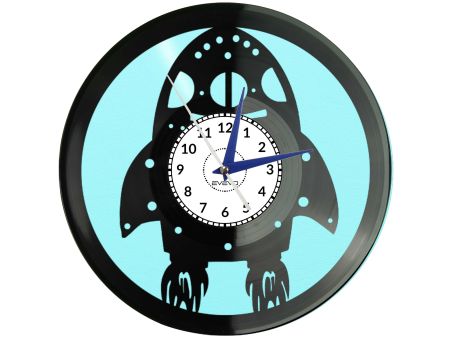🕒 Zegar EVEVO C0021 🚀 Rakieta Kosmiczna 🎁 Idealny prezent dla miłośników kosmosu 🌌 Stylowa i futurystyczna dekoracja wnętrza ⏰