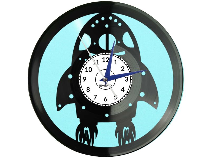 🕒 Zegar EVEVO C0021 🚀 Rakieta Kosmiczna 🎁 Idealny prezent dla miłośników kosmosu 🌌 Stylowa i futurystyczna dekoracja wnętrza ⏰