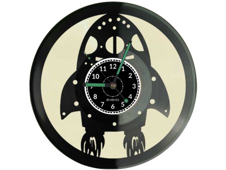 🕒 Zegar EVEVO C0021 🚀 Rakieta Kosmiczna 🎁 Idealny prezent dla miłośników kosmosu 🌌 Stylowa i futurystyczna dekoracja wnętrza ⏰