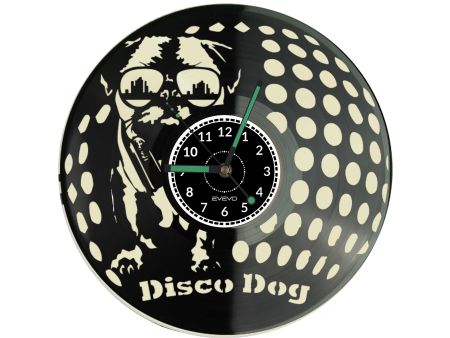 🐶 MOPS MOPSIK MOPSIĄTKO PUG PIES Z PŁYTY WINYLOWEJ KOLOROWE TŁO DLA NIEGO DLA NIEJ PREZENT UPOMINEK PODARUNEK