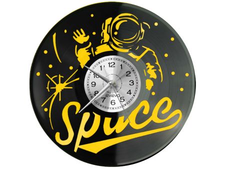 KOSMONAUTA ASTRONAUTA Z PŁYTY WINYLOWEJ KOLOROWE TŁO DLA NIEGO DLA NIEJ PREZENT UPOMINEK PODARUNEK C0038