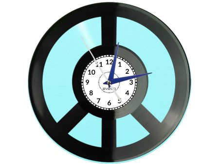 ☮️ PEACE ZNAK POKOJU PACYFIZM Z PŁYTY WINYLOWEJ KOLOROWE TŁO 🎁 DLA NIEGO DLA NIEJ