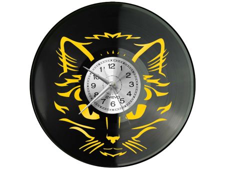 KOT DACHOWIEC KOTY KOCIAK Z PŁYTY WINYLOWEJ KOLOROWE TŁO DLA NIEGO DLA NIEJ PREZENT UPOMINEK PODARUNEK C0043