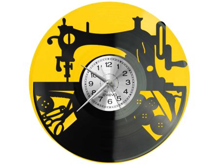 MASZYNA DO SZYCIA SZYCIE PROJEKTOWANIE Z PŁYTY WINYLOWEJ KOLOROWE TŁO DLA NIEGO DLA NIEJ PREZENT UPOMINEK PODARUNEK C0044