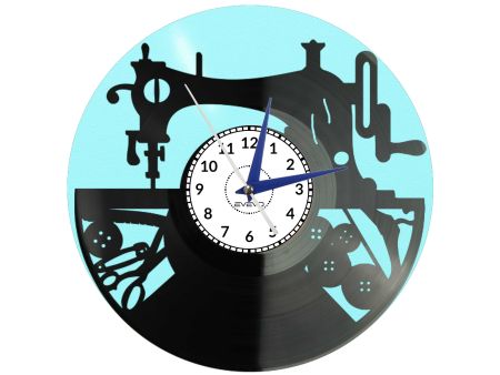 🧵 MASZYNA DO SZYCIA SZYCIE PROJEKTOWANIE Z PŁYTY WINYLOWEJ KOLOROWE TŁO 🎁 DLA NIEGO DLA NIEJ