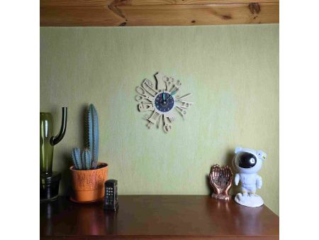 Zegar Krawcowej Ścienny Kolor Winyl Płyta Winylowa Prezent Urodziny Upominek EVEVO evevo.pl W0049K