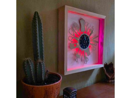 Szycie Maszyna do Szycia Zegar Ścienny Podświetlany LED RGB Na Pilota Płyta Winylowa Nowoczesny Dekoracyjny Na Prezent Urodziny