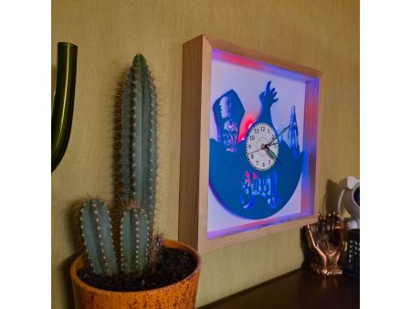 copy of ZEGAR ŚCIENNY SZYCIE MASZYNA DO SZYCIA PŁYTA WINYLOWA WINYL EVEVO