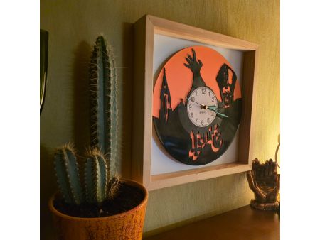 copy of ZEGAR ŚCIENNY SZYCIE MASZYNA DO SZYCIA PŁYTA WINYLOWA WINYL EVEVO