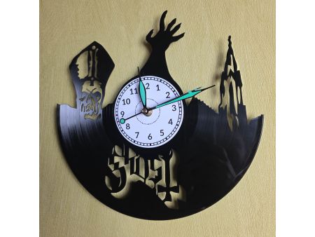 Ghost of Yotei Zegar Ścienny z Używanej Płyty Winylowej Prezent Upominek evevo.pl V0006K